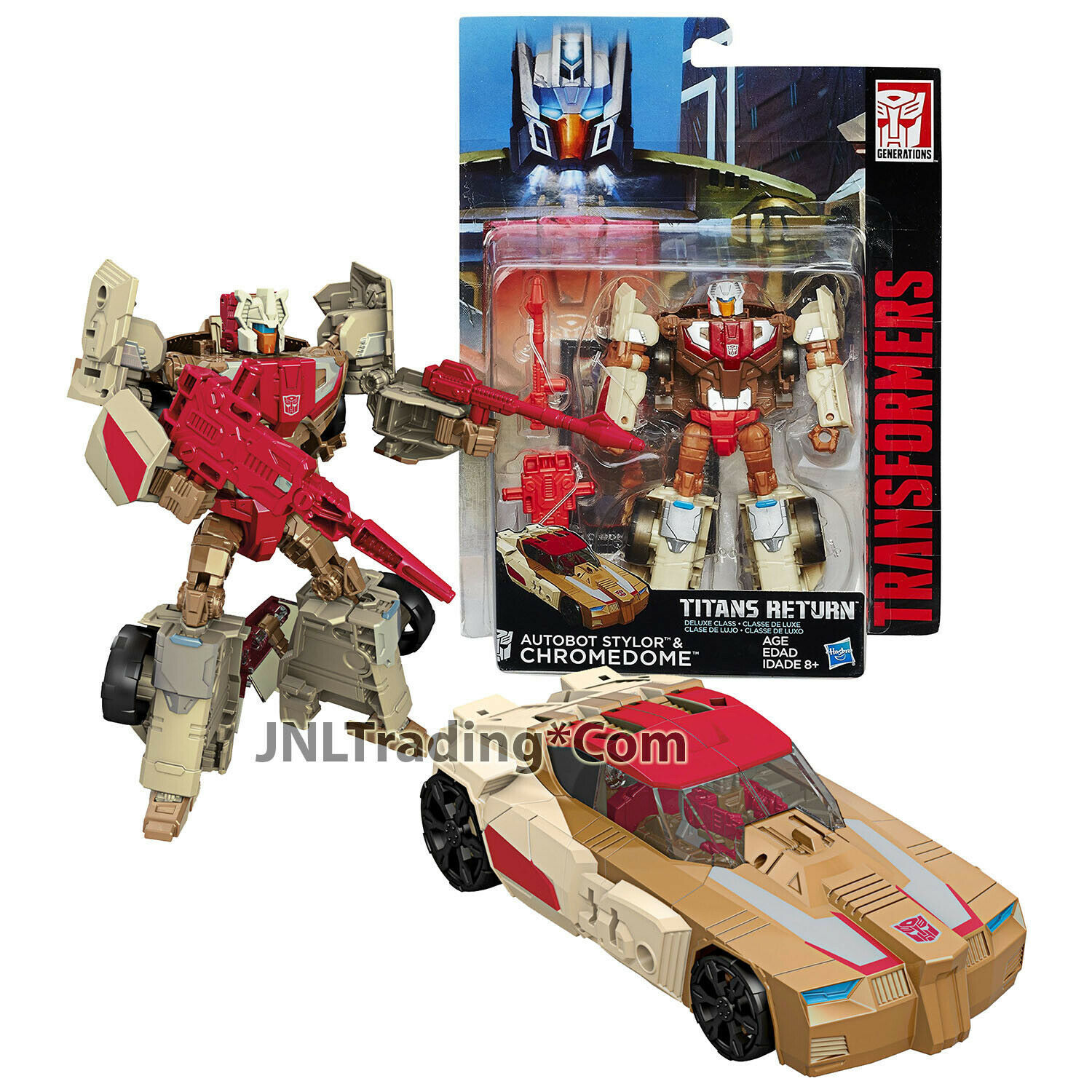 Primary image for Hasbro Year 2015 Transformers Titans Return Figure AUTOBOT STYLOR & CHROMEDOME
