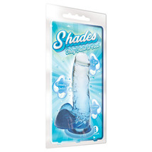 Shades Medium 7in Jelly TPR Gradient Dong Blue - £31.32 GBP