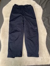 Sunderland Of Scotland Mens Golf Polyester Large Blue Rain Pants Outdoors - £26.42 GBP