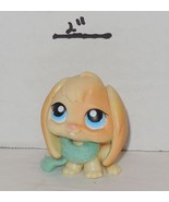 Hasbro LITTLEST PET SHOP RABBIT BUNNY #95 LOP EARS BLONDE TAN Blue eyes - $15.15