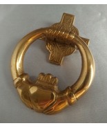 Claddagh Solid Brass Small Celtic Door Knocker (no hardware, never insta... - $369.10 MXN