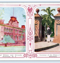 Honolulu Hawaii Iolani Palace Vintage Postcard - $12.95