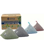 4 Pack of 200g Naturally Activated Bamboo Charcoal Air Purifying Bags NEW - $39.81 CAD