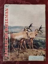 Rare American Rifleman Nra Magazine February 1951 Pronghorn Antelope - $16.20