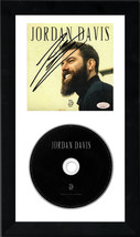 Jordan Davis signed 2020 Self Titled EP Cover w/ CD 6.5x12 Custom Framing- JSA - £103.87 GBP