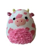 Kellytoy Squishmallow Evangelica Valentines Day Cow Stuffed Animal Pink ... - $156.94 MXN