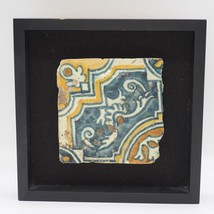 Antique Spanish Mission Church Tile Framed - $247.49