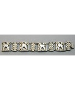 Art Nouveau McCLelland Barclay Sterling Lamb Bracelet 7.5&quot; - $7,534.45 MXN