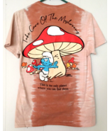 The Smurfs t-shirt size S women tie dye short sleeves 100% cotton - £7.88 GBP