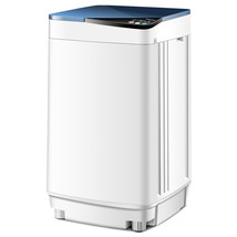 Costway Full-Automatic Washing Machine 7.7 Lbs Washer/Spinner Germicidal... - $365.71