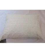 Vera Wang Silk Strie Linen Pintuck Pleated Breakfast Pillow $195 - €65,42 EUR