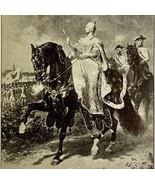 Empress Maria Theresa Victorian Print 1901 Woman History Ephemera Antiqu... - $28.18 CAD