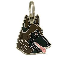 Dog name ID Tag,  Belgian shepherd, Malinois, Personalized, Engraved, Handmade - £16.30 GBP+