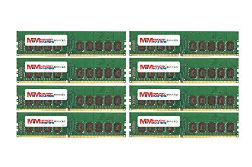 MemoryMasters 64GB (8x8GB) DDR4-2133MHz PC4-17000 ECC UDIMM 1Rx8 1.2V Unbuffered - £379.06 GBP