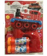 LIGHT UP RED TRIAN ENGINE BUBBLE GUN W SOUND toy bottle bubbles maker ma... - $12.92 CAD
