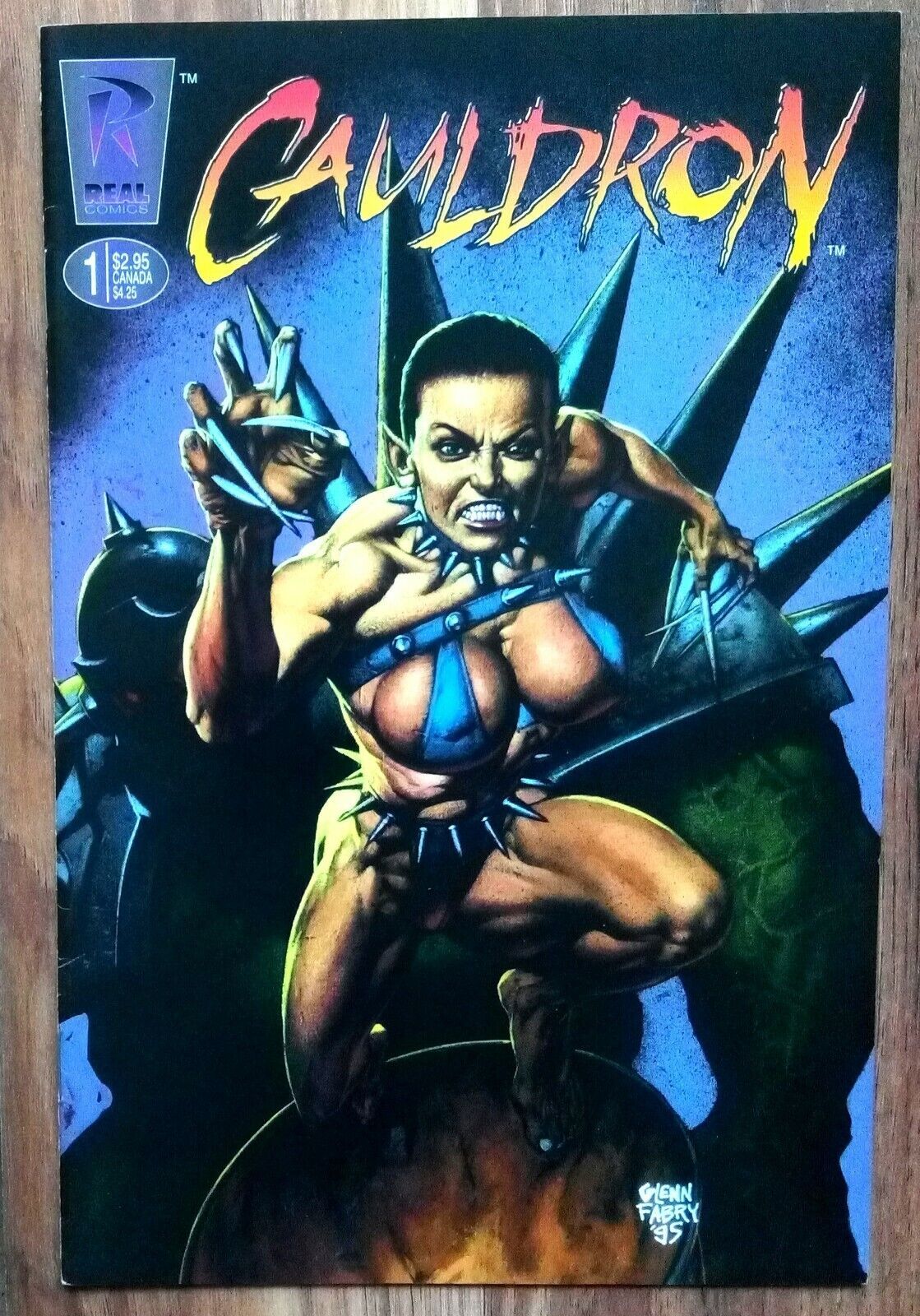 Cauldron Issue 1 October 1995 Real Comics VF+ to NM - $2.95