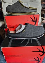 DEER STAGS Men’s Wherever Indoor/Outdoor Slipper Black Tweed or Grey Solid NWT - £20.12 GBP