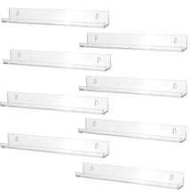 8 Pack 15 Inch Acrylic Invisible Kids Floating Bookshelf For Kids Room,M... - $42.99