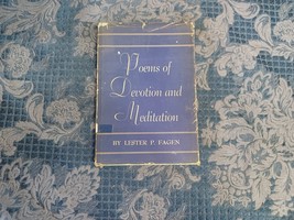 Poems Of Devotion And Meditation Lester Fagen 1957 First Edition - $29.69