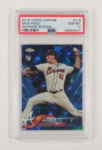 2018 Topps Chrome Max Fried Sapphire Edition #316 PSA 10 Gem Mint - $296.99