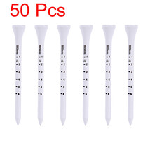 50PCS Golf Tees 83mm Professional White Golf Wood Tee Golf - £12.23 GBP