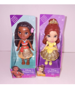 Lot of 2 Disney Princesses Belle Bella &amp; Mini Jakks Pacific - $14.84
