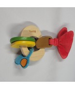 Sassy Natural Wood Wooden Baby Toy Click Clack Sounds Textures Teething ... - £15.54 GBP