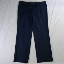 Jack Victor 40 x 34 Navy Blue Stripe Flat Front Dawson-CT Mens Dress Pants - £19.61 GBP