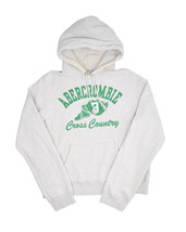 Abercrombie &amp; Fitch Cross Country Hoodie Mens L Hooded Sweatshirt Sports... - £38.65 GBP