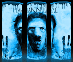 Glow in the Dark Hannibal Lecter Silence of the Lambs Cup Mug Tumbler 20oz - £18.44 GBP