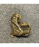 Vintage Goldie Goldsmith 1999 Tie Lapel Pin Clip Goldrush Gold Miner KG JD - $13.63 CAD