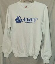 VTG Jerzees Womens Small Amway Artistry Cosmetics Sweatshirt USA MAde - $24.99