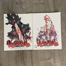 *SIGNED* Velthaneus 2 Book Lot Art &amp; Comic Humanoid Psycho Ashley West - £74.04 GBP