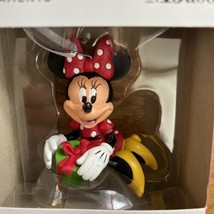 NIB Hallmark Disney Minnie Mouse with Present Christmas Tree Holiday Ornament - £18.09 GBP