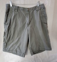 Columbia Omni-Shield Mens Shorts Green Cotton Size 34 Pockets Hiking Out... - $12.16