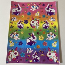 Vintage Lisa Frank Bunny Fun Sticker Sheet S376 - $64.99