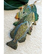 &quot;Stringer of Bluegill &amp; Crappie, 2 and 2 (4 Fish Total) Sizes vary in St... - $83.16