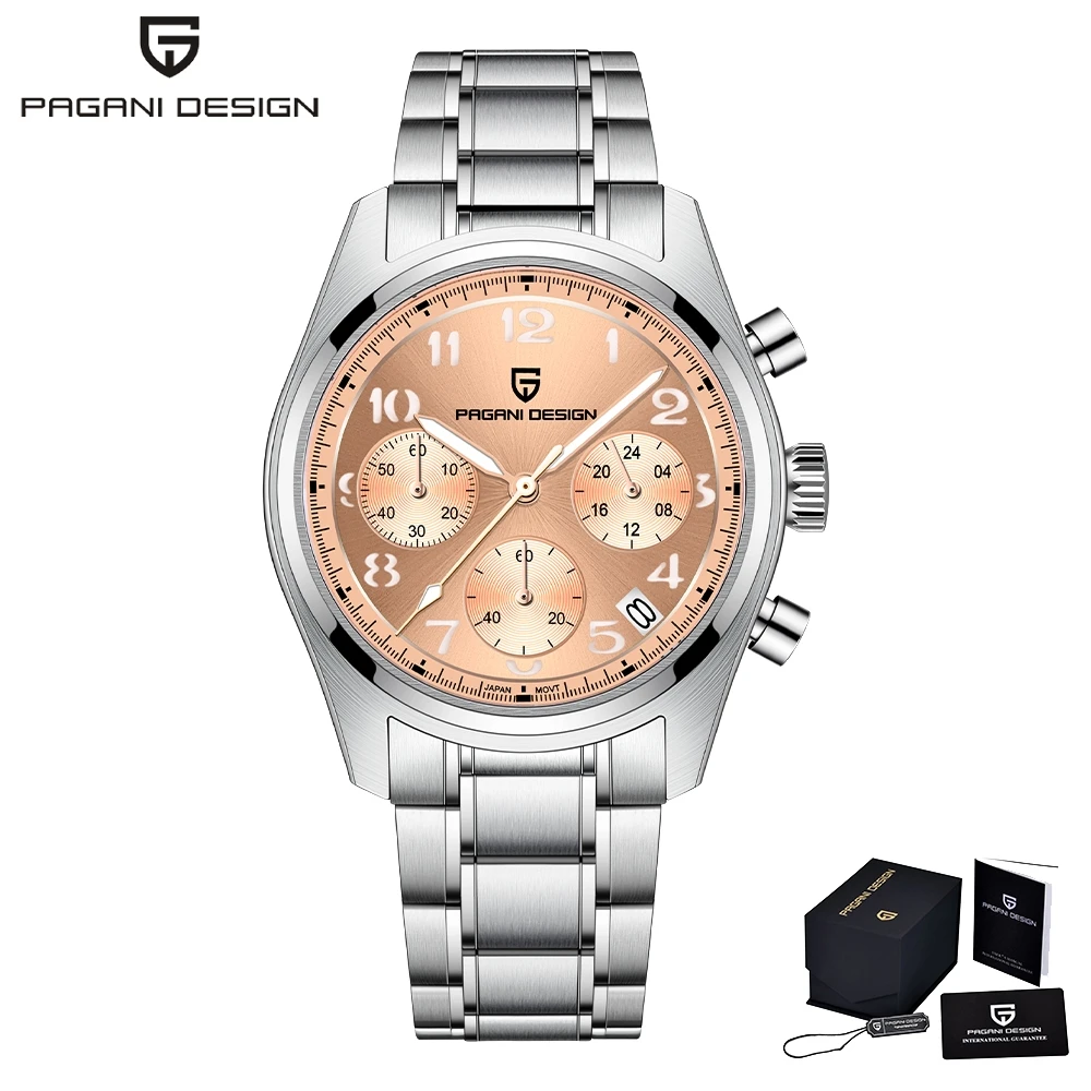 New 38MM Men&#39;s Pilot Sports Quartz Watches Sapphire Glass 316L Stainless... - $193.52