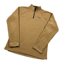 Prana Light Brown 1/4 Zip Fleece Pullover Gorcore Hiking Camping Mens Large - £19.39 GBP