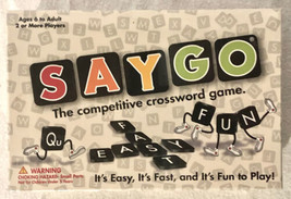 SayGo &quot;The Competitive Crossword Game&quot; New In Sealed Box - $24.74