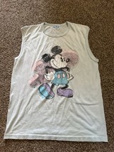 Vintage Mickey Mouse Womens Tank Top Large - £27.26 GBP