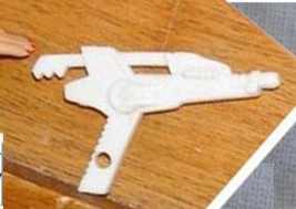 Miniature display Power Ranger gun pistol weapon for Ken or GI Joe doll vintage - £7.81 GBP