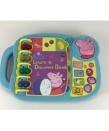 VTech Peppa Pig Learn &amp; Discover Book Educational Teaching Tool Letters ... - £23.65 GBP