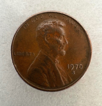 1970-S Lincoln Memorial Penny, MULTIPLE Errors Coin - $166.32