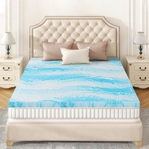 Mattress Topper Twin - 2 Inch Memory Foam Mattress Topper Cooling Gel In... - £34.74 GBP