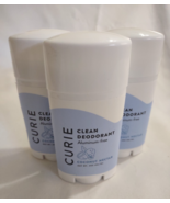 Three Curie Deodorant Sticks Aluminum Free Natural Coconut Nectar 2oz Un... - $54.31 CAD