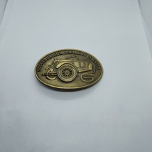 Vintage Belt Buckle General Tire 70&#39;s Brass Sooner Or Later You&#39;ll Own Generals - £10.14 GBP