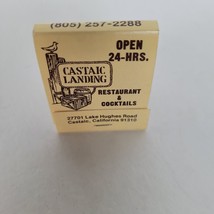 Vintage Matchbook Castaic Landing Restaurant &amp; Cocktails Cigarette Matches - $6.44