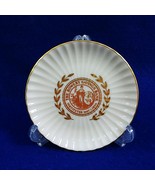 Commemorative Plate The Bowery Savings Bank 1968 Custom Made by Lenox 4.25&quot; - £24.21 GBP