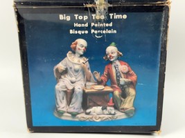 Arnart Imports Big Top Tea Time Clowns Hand Painted Bisque - £43.85 GBP